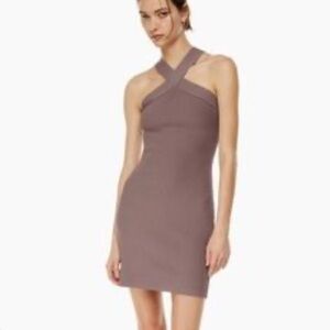 Babaton Sculpt Knit Criss Cross Dress Size XL